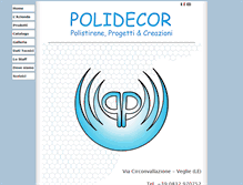 Tablet Screenshot of polidecor.it